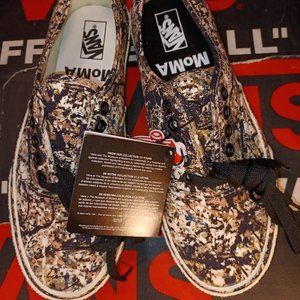 Vans Men's 3.5/Women's 5 Authentic MOMA Jackson Pollock Sneakers VN0A2Z5I18K